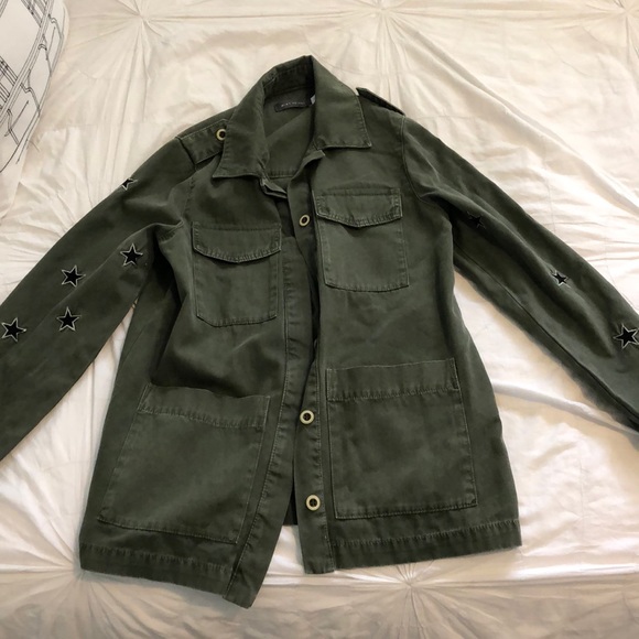 mint velvet Jackets & Blazers - mint velvet green camo jacket